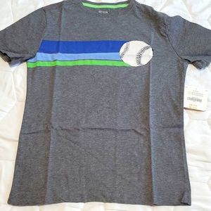 Boys Gymboree grey blue  summer tee short sleeves. Size 7_8. MEDIUM